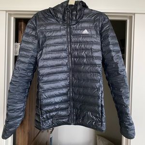 Adidas Men’s Varilite Hooded Puffer Jacket